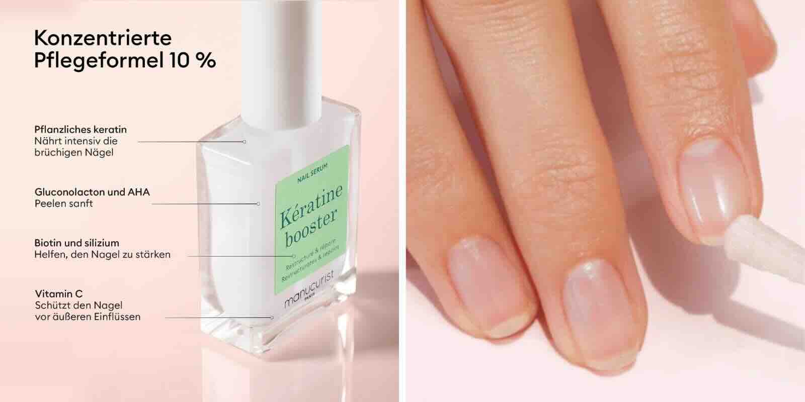 Manucurist Keratin Nail Booster Nagelpflege stärkend und reparierend l'Officina Paris